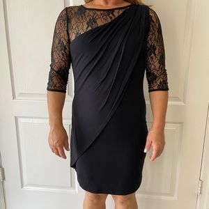 NICK VERREOS Black Dress Size 6